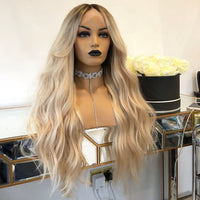 Thumbnail for Ombre Blonde 13x6 Lace Front Wig Pre Plucked Brazilian