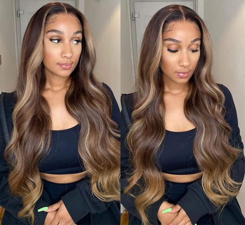 8''-24'' Brazilian  Hair Wig With Baby Hair 180% Density