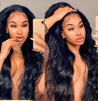 Thumbnail for Transparent Body Wave Lace Front Wig Malaysian Hair