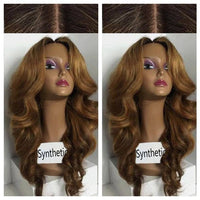 Thumbnail for Synthetic Two tone ombre wig