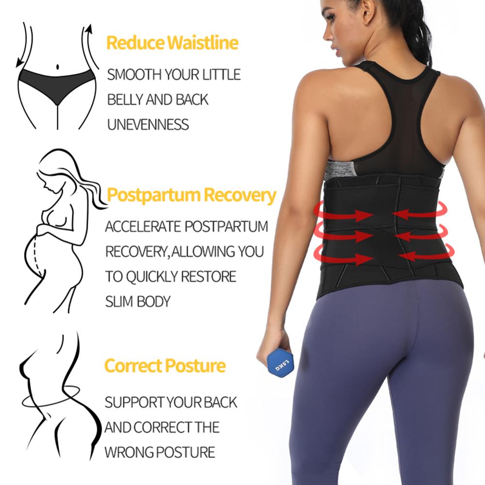 Adjustable Elastic Sauna Waist Trainer Corset Sweat Belt