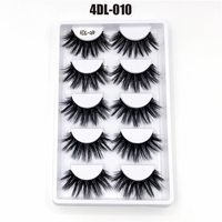 Thumbnail for 5Pairs/Set Faux Mink Hair False Eyelashes Wispy Criss