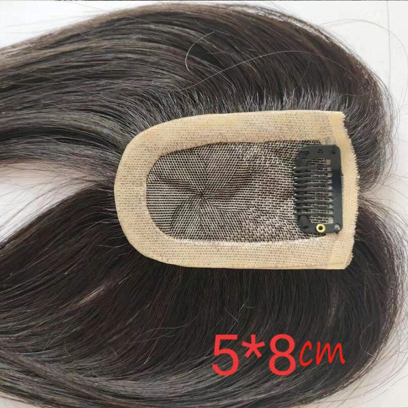 5*8 Toupee Hair for Women Hair Topper Human Hair Clip