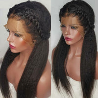 Thumbnail for 150 Density- Kinky Straight Lace Front Human Hair