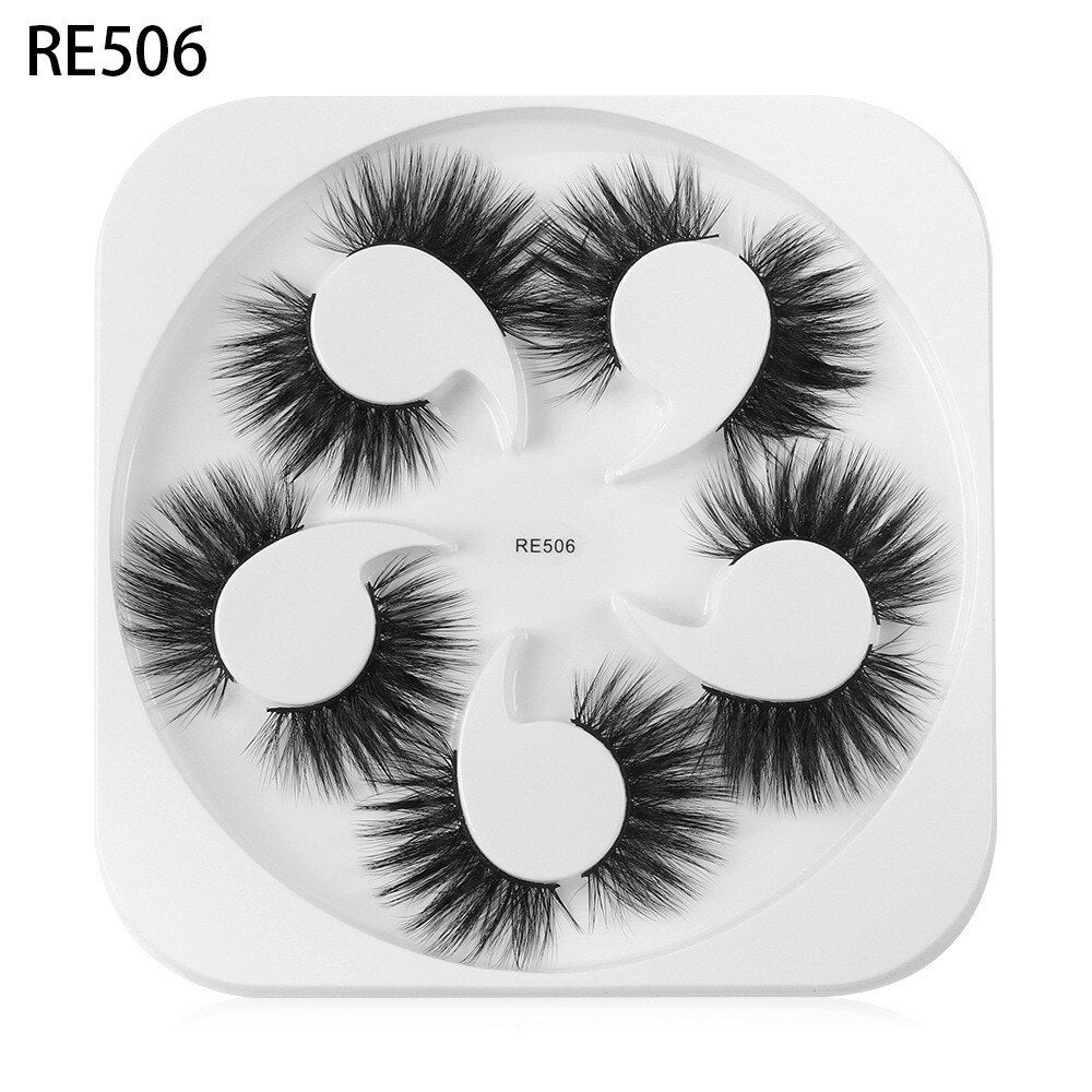 3D Mink False Eyelashes Dramatic Long Wispies