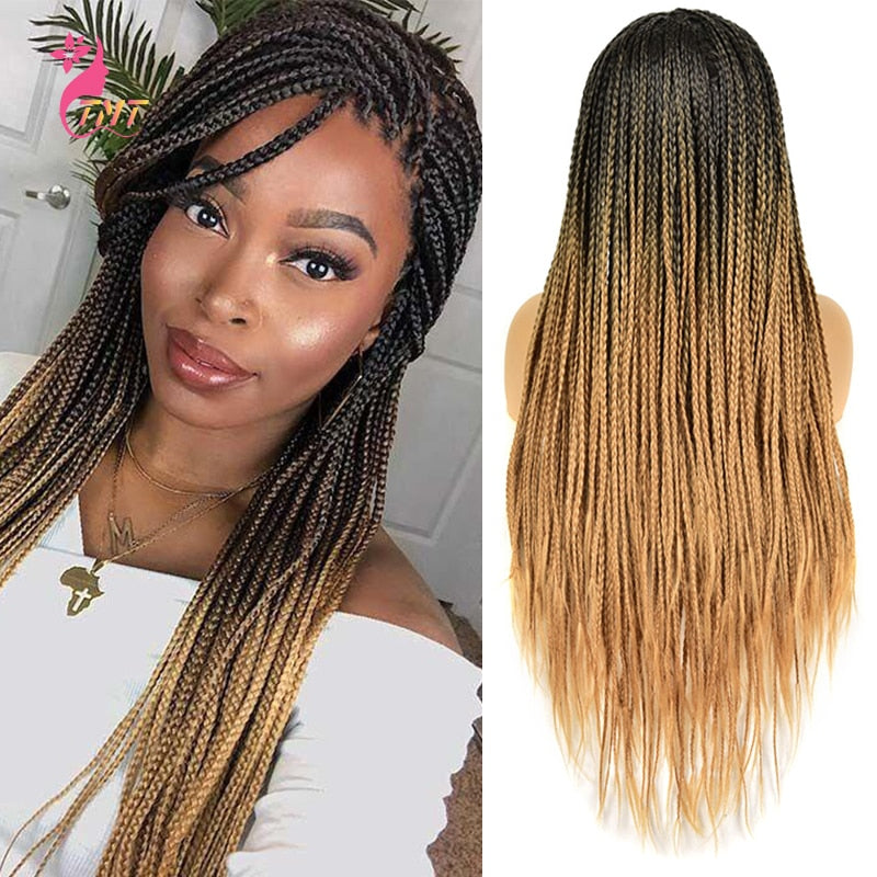 26 Inch Ombre Box Braided Wigs