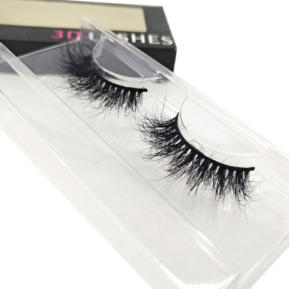 Mink Eyelashes 25mm Lashes Fluffy 3d Mink Lashes