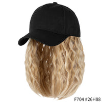 Thumbnail for Short Wavy Baseball  Hat Wigs