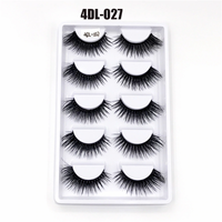 Thumbnail for 5Pairs/Set Faux Mink Hair False Eyelashes Wispy Criss