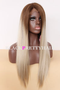 Thumbnail for Blonde two tone wig