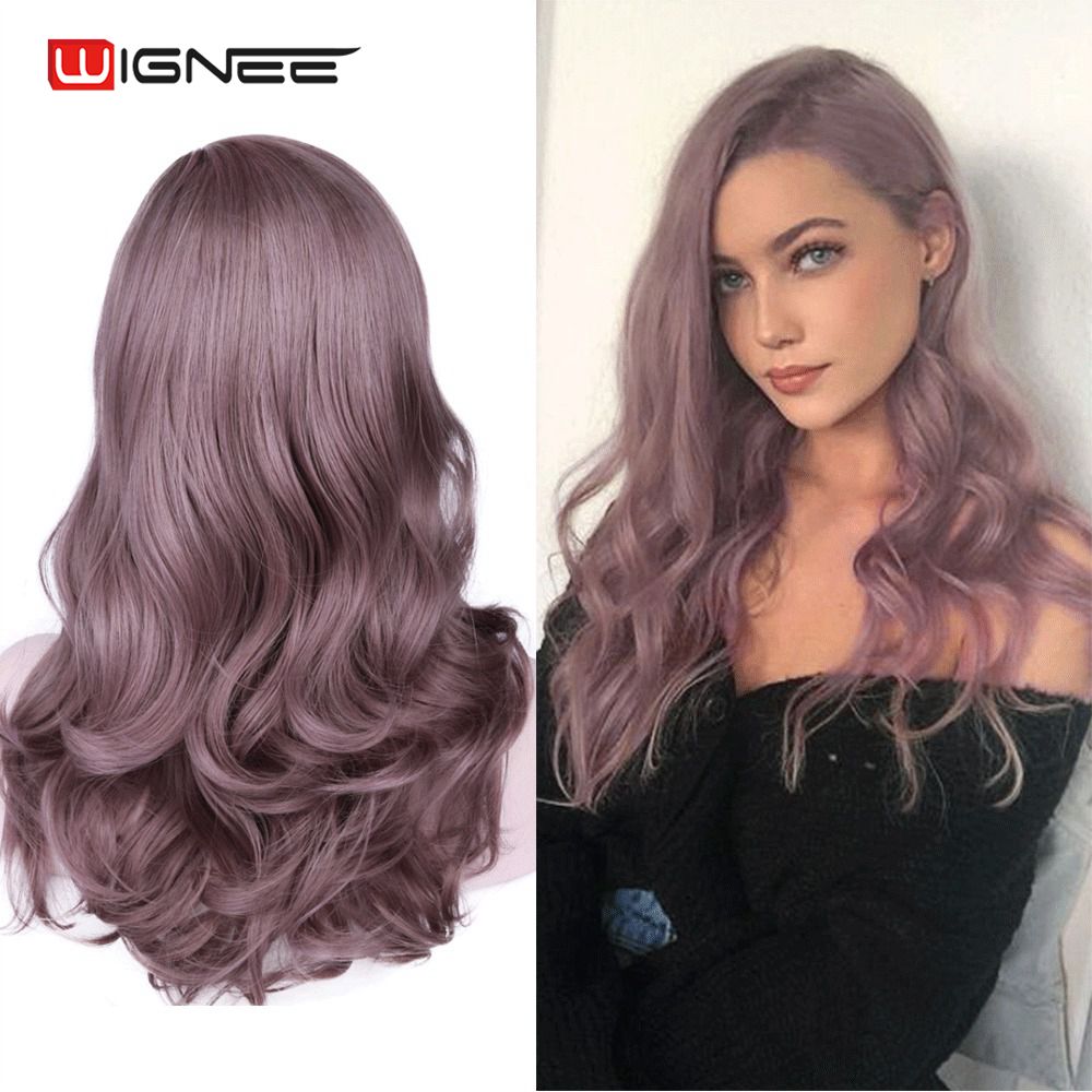 Long Wavy Natural Hair Temperature 3 Tone Ombre Brown Glueless