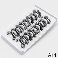 Thumbnail for 5/8 Pairs 3D Mink Lashes Natural False Eyelashes