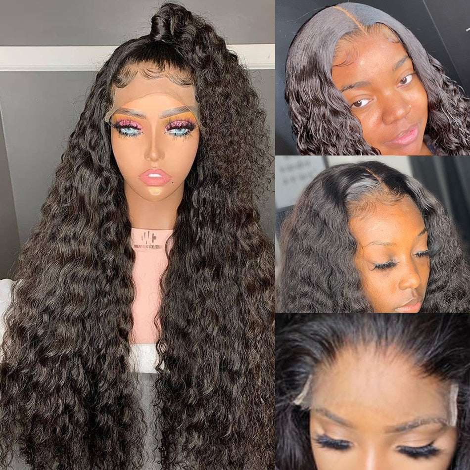 13x4  Pre Plucked Brazilian Deep Wave Wig