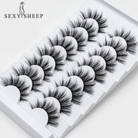 Thumbnail for 5/8 Pairs 3D Mink Lashes Natural False Eyelashes