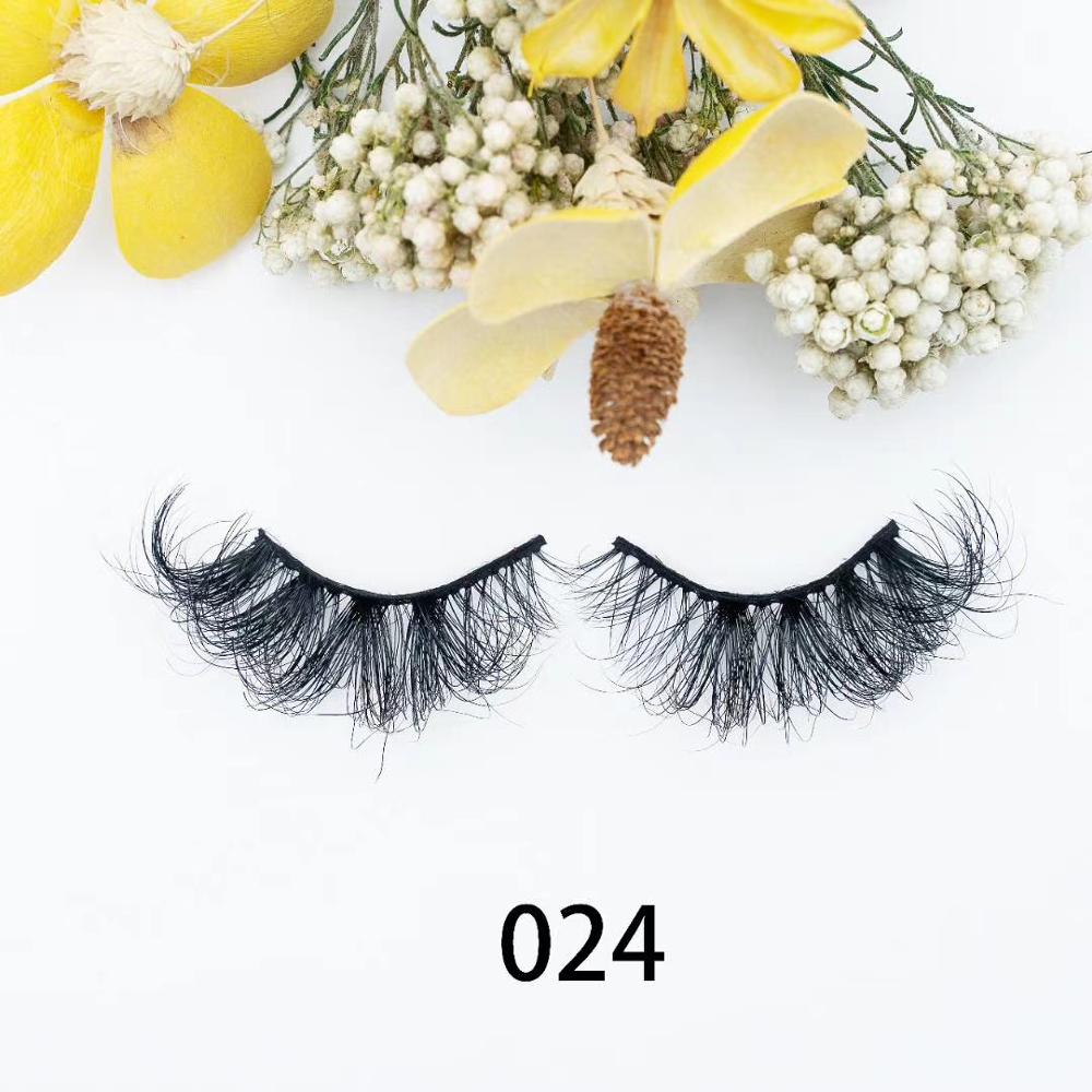 Mink Eyelashes 25mm Lashes Fluffy 3d Mink Lashes