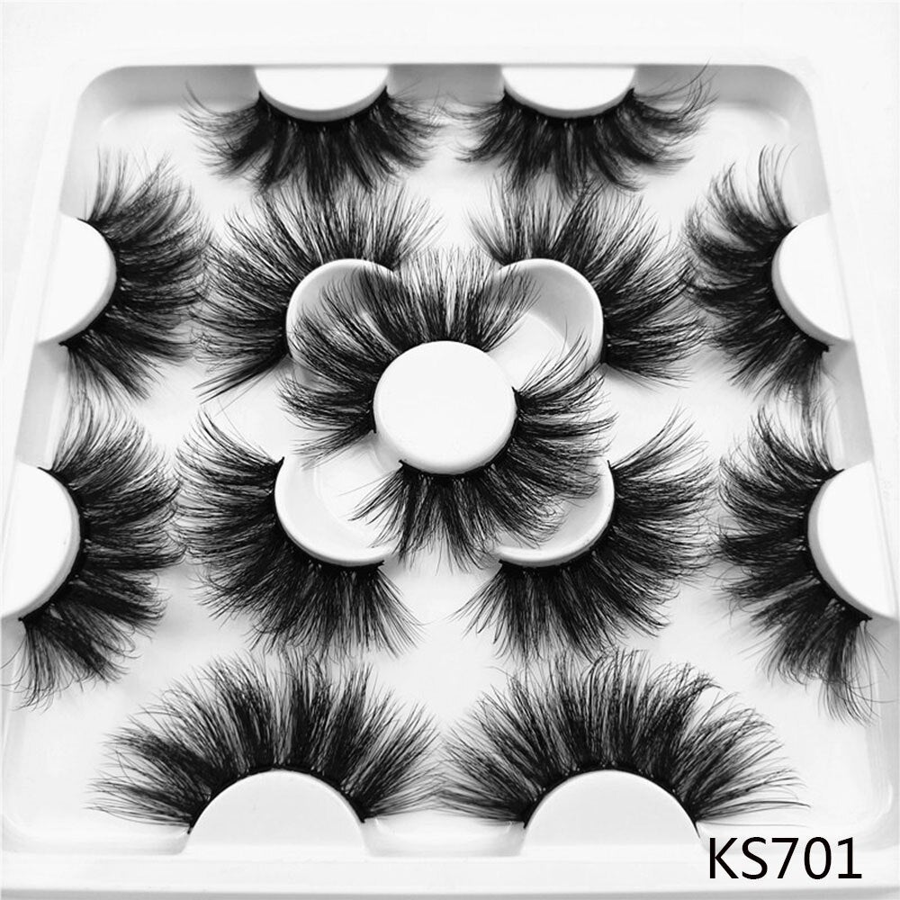 3D Mink False Eyelashes Dramatic Long Wispies