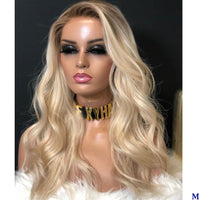 Thumbnail for 613 Wavy Ombre Platinum Wig  Human Hair Wigs Pre Plucked