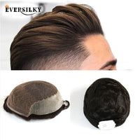 Thumbnail for Thin PU Replacement System for Men Toupees