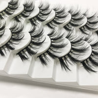 Thumbnail for 8 Pairs 3D Mink False Eyelashes Natural Wispy Fluffy Dramatic Volume