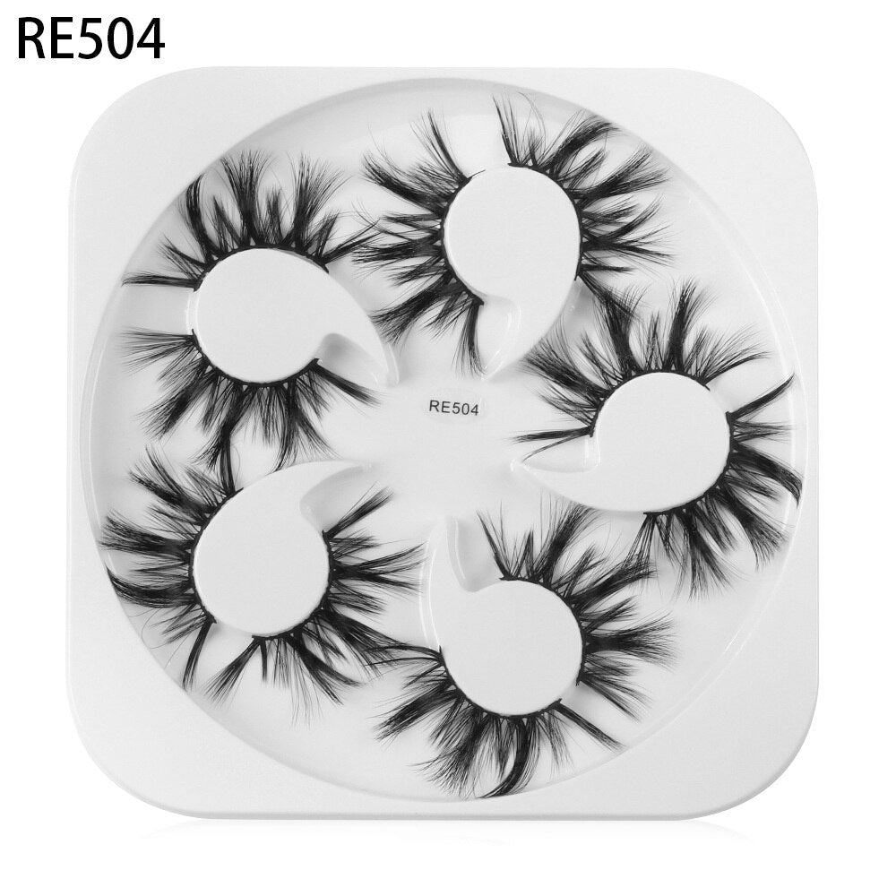 3D Mink False Eyelashes Dramatic Long Wispies