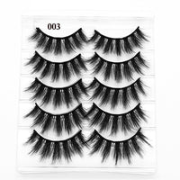 Thumbnail for 5Pairs/Set Faux Mink Hair False Eyelashes Wispy Criss