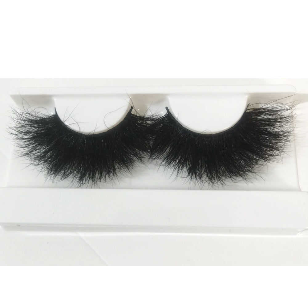 Mink Eyelashes 25mm Lashes Fluffy 3d Mink Lashes