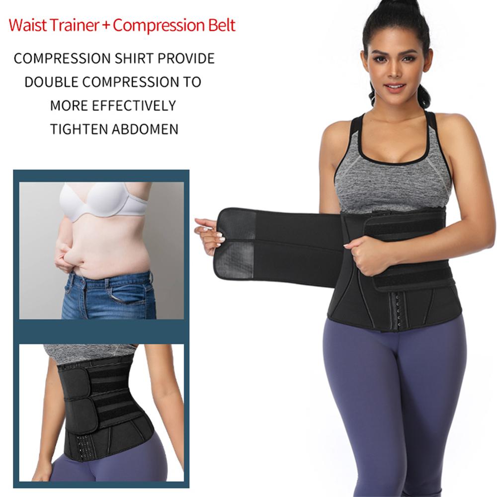 Adjustable Elastic Sauna Waist Trainer Corset Sweat Belt