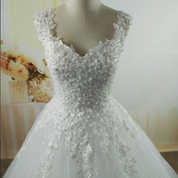 Thumbnail for White Ivory Tulle Wedding Dresses