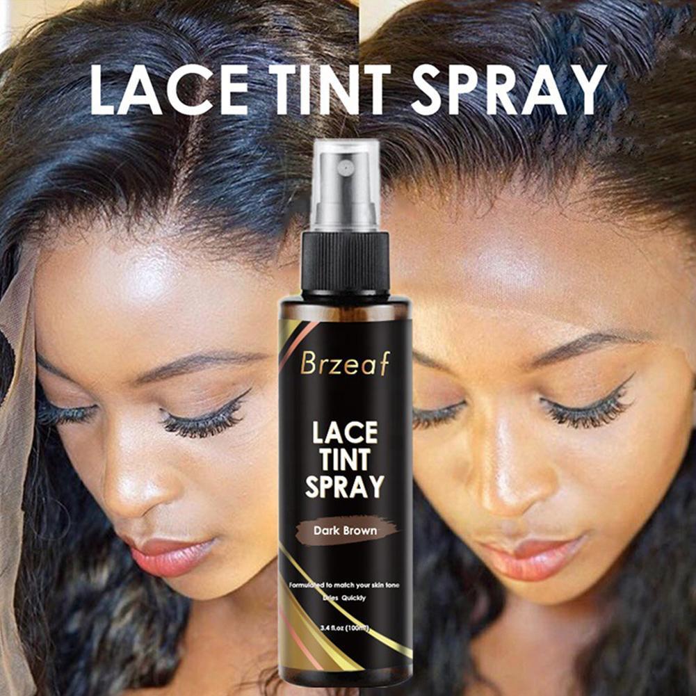 100ml Lace Tint Spray Lace Wig Adhesive Bond Lace Color