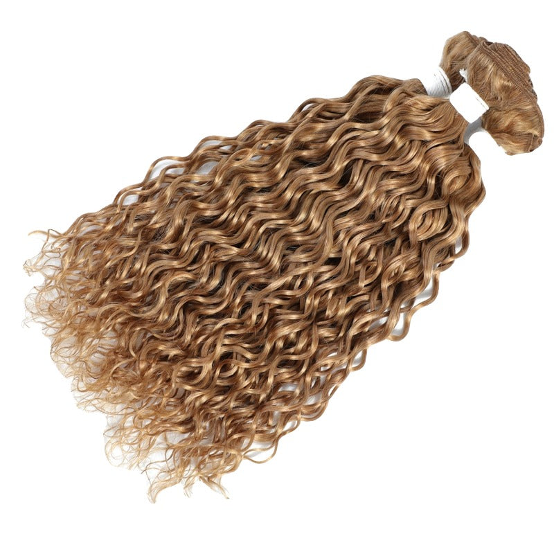 27# Honey Blonde Water Wave Human Hair Bundles