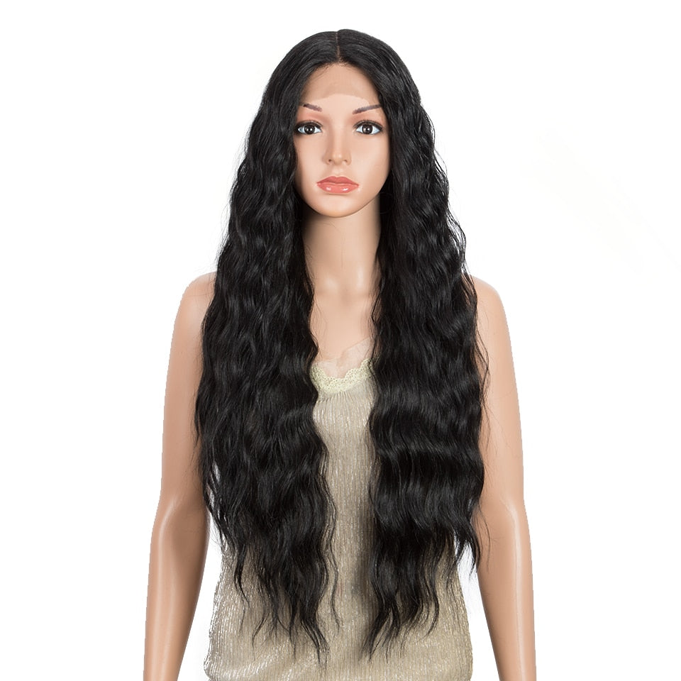 30 inch Deep Wave Lace Front Wig