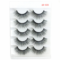 Thumbnail for 5 Pairs 3D Faux Mink Hair  Wispies Fluffies Drama