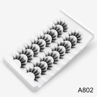 Thumbnail for 5/8 Pairs 3D Mink Lashes Natural False Eyelashes