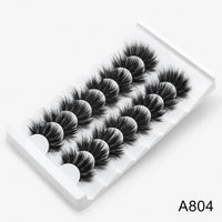 Thumbnail for 5/8 Pairs 3D Mink Lashes Natural False Eyelashes