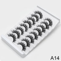 Thumbnail for 5/8 Pairs 3D Mink Lashes Natural False Eyelashes