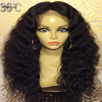 Thumbnail for Curly Full Lace wig Black