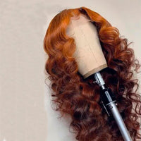 Thumbnail for Omber Brown Lace Front Wigs With Pre Plucked Hairline