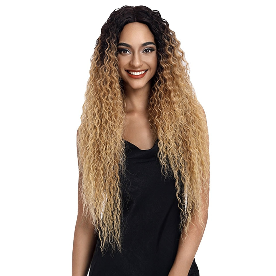 30 Inch Ombre Blonde Wigs