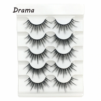 Thumbnail for 3D Mink False Eyelashes Dramatic Long Wispies