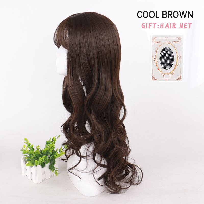 Curly Big WaveBangs Black / Brown