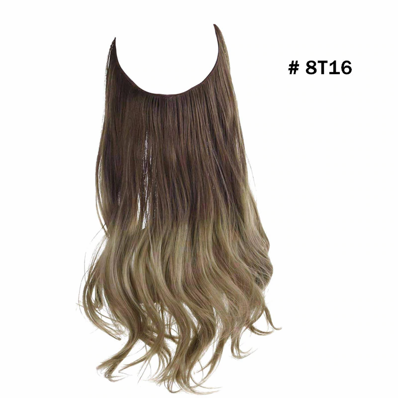 Ombre Synthetic Natural Black, Blonde, Pink