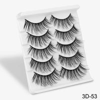 Thumbnail for 5Pairs 3D Mink Lashes False Eyelashes Natural/Thick Long Eye