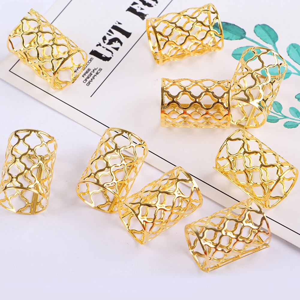 10pcs Adjustable Clip  Mini Braid Hair Extension Ring