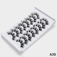 Thumbnail for 5/8 Pairs 3D Mink Lashes Natural False Eyelashes