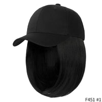 Thumbnail for Short Wavy Baseball  Hat Wigs