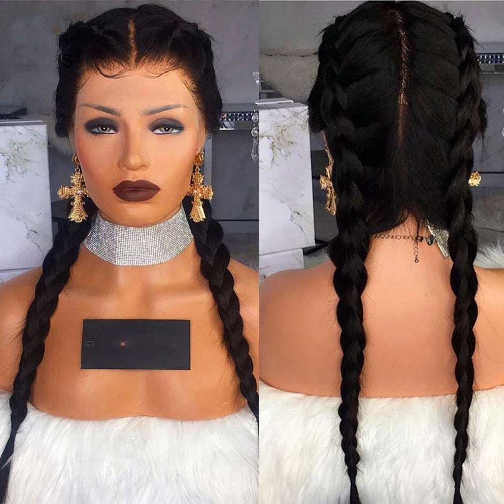 Black Braided Wig