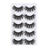 Thumbnail for 5Pairs/Set Faux Mink Hair False Eyelashes Wispy Criss