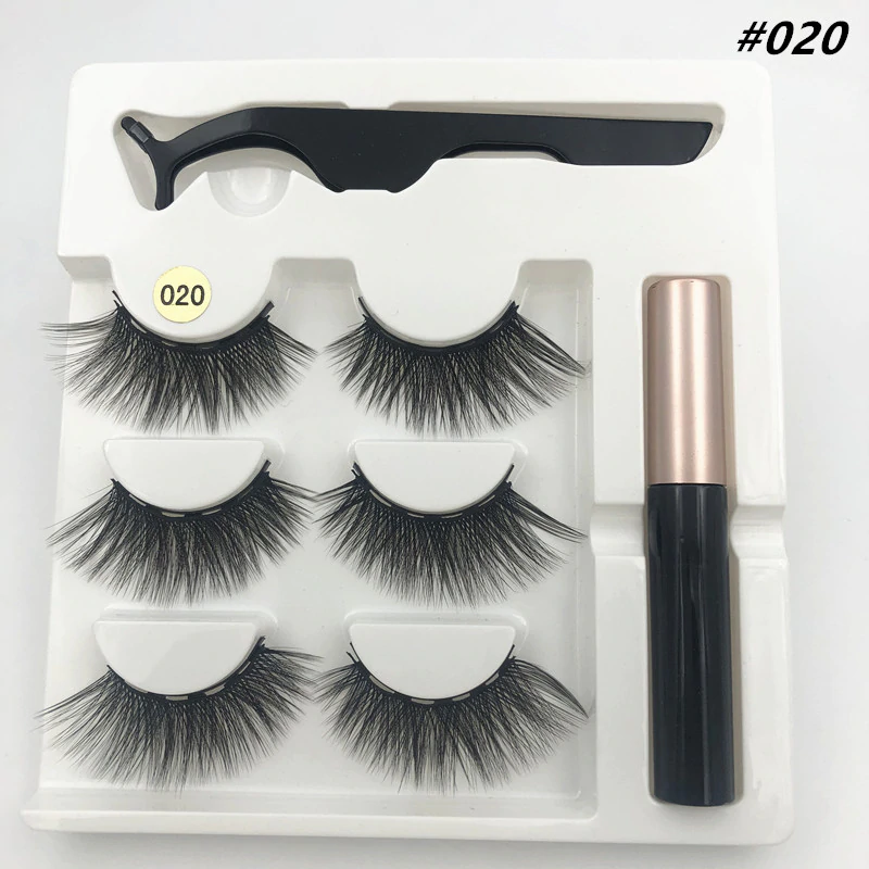 3 Pairs of Magnetic Eyelashes