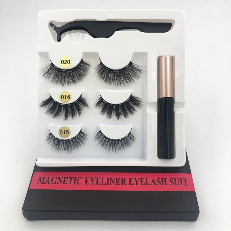 3 Pairs of Magnetic Eyelashes