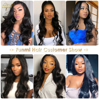 Thumbnail for Transparent Body Wave Lace Front Wig Malaysian Hair